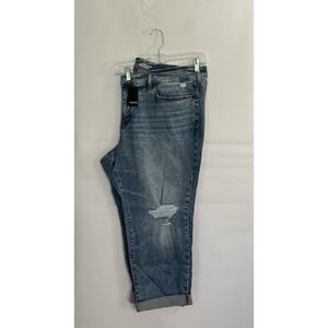 Torrid Perfect Boyfriend Jeans Vintage Stretch Size 26 Short Distressed NWT